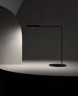 Stolové lampy na písací stôl Lumina Lumina Flo stolná LED lampa 3 000 K čierna