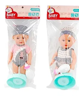 Hračky bábiky WIKY - Bábätko 35cm s doplnkami