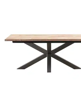 Stoly Stôl Vince 200 x 100 x 79 black&natural