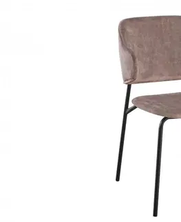 Jedálenské stoličky a kreslá Jedálenská stolička 2 ks CHRYSAOR Dekorhome Tmavosivá