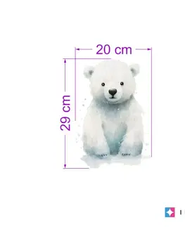 Nálepky na stenu Malý ľadový medveď - nálepka pre deti
