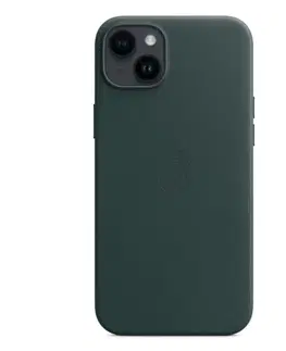 Puzdrá na mobilné telefóny Apple iPhone 14 Plus Leather Case with MagSafe, forest green MPPA3ZMA