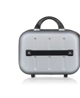 Batohy Pretty UP Cestovný škrupinový kufrík ABS07, veľ. 15, sivá