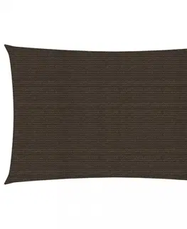 Stínící textilie Tieniaca plachta obdĺžniková HDPE 2 x 5 m Dekorhome Biela