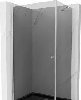 Vane MEXEN/S - Pretória sprchovací kút 90x100, grafit, chróm + sprchová vanička vrátane sifónu 852-090-100-01-40-4070