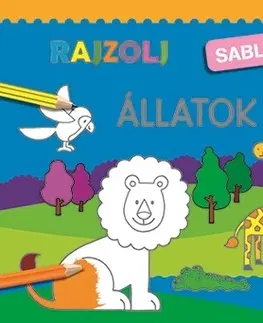 Nalepovačky, vystrihovačky, skladačky Rajzolj sablonokkal - Állatok