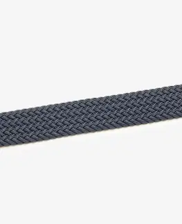nohavice Pružný golfový slim opasok elastický pletený tmavomodrý