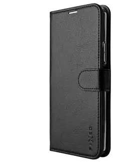 Puzdrá na mobilné telefóny FIXED Opus Knižkové puzdro pre Apple iPhone 15, čierne FIXOP3-1200-BK
