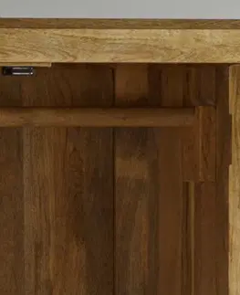 Šatníkové skrine Skriňa 120x200x60 Hina z mangového dreva