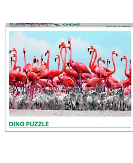 500 dielikov Dino Toys Puzzle Plameniaci 500 Dino
