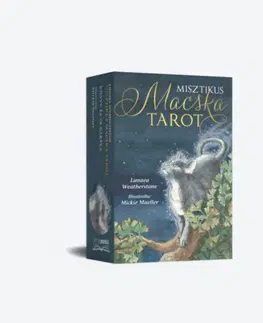 Veštenie, tarot, vykladacie karty Misztikus Macska Tarot - Könyv és 78 kártya