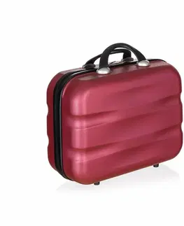 Batohy Pretty UP Cestovný škrupinový kufrík ABS29, veľ. 17, vínová