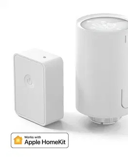 Hlavice pre radiátory Meross Smart Thermostat Valve Starter Kit Apple HomeKit 0260000012, biela
