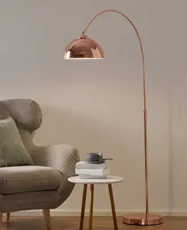 Stojacie lampy do obývačky Globo Oblúková stojaca lampa Pelin