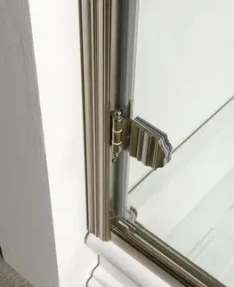 Sprchové dvere GELCO - ANTIQUE obdĺžniková sprchová zástena 900x1000 L varianta GQ1290LCGQ5610C