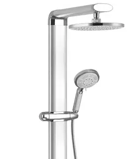 Sprchy a sprchové panely AQUALINE - TOUR sprchový stĺp, v. 1100mm, hliník SL030