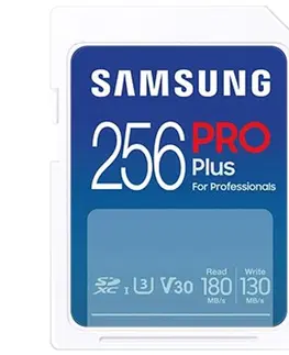 Pamäťové karty Samsung SDXC karta 256 GB PRO Plus + adaptér