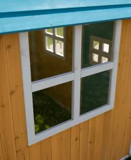 Záhradné altány Drevený záhradný domček s lavičkou, verandou a poštovou schránkou, BULEN