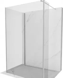 Sprchové dvere MEXEN/S - Kyoto Sprchová zástena WALK-IN 140 x 115 x 30 cm, transparent, chróm 800-140-115-221-01-00-030