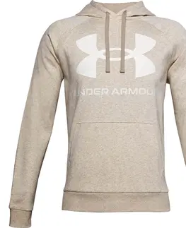 Pánske mikiny Pánska mikina Under Armour Rival Fleece Big Logo HD Graphite Blue - M