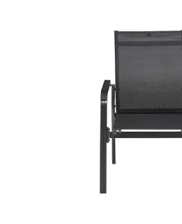 Stoličky Basic+ Premium D záhradná jedálenská stolička antracitová