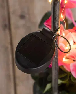 Vonkajšie osvetlenie LED solárna záhradná dekorácia Vodovodný kohútik so žiarivým prúdom