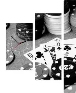 Hodiny a budíky Nástenné hodiny Proxta Poker, 100x70cm