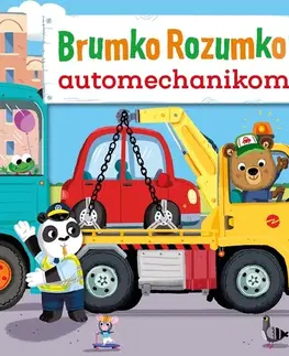 Leporelá, krabičky, puzzle knihy Brumko Rozumko automechanikom - Benji Davies,Benji Davies