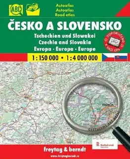 Do auta Česko a Slovensko - autoatlas 1:150 000