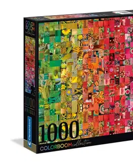Hračky puzzle CLEMENTONI - Puzzle 1000 dielikov Colorboom - Collage