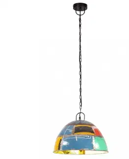 Osvetlenie Závesná lampa vintage kov Dekorhome 31 cm
