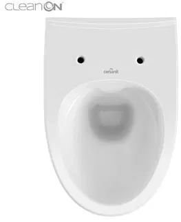 Záchody DEANTE Podstavný rám, pre závesné WC misy + SLIM tlačidlo chrom + WC CERSANIT CLEANON PARVA + SEDADLO CST_WC01 051P PA1