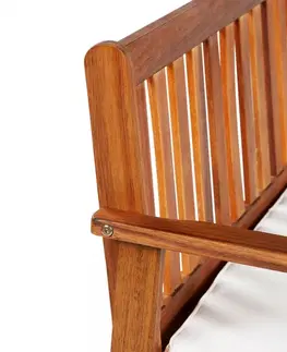 Lavice a stoličky Záhradná lavica s úložným prostotrem akáciové drevo Dekorhome