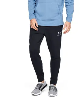 Pánske klasické nohavice Pánske tepláky Under Armour Sportstyle Terry Jogger Onyx White - 3XL