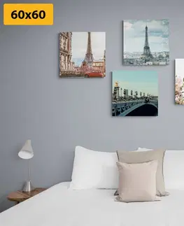 Zostavy obrazov Set obrazov Eiffelova veža