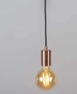 Zavesne lampy Priemyselné závesné svietidlo medené - Facil 1