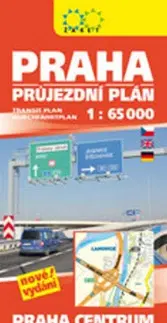 Slovensko a Česká republika Praha průjezdní plán