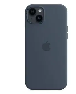Puzdrá na mobilné telefóny Apple iPhone 14 Plus Silicone Case with MagSafe, storm blue MPT53ZMA