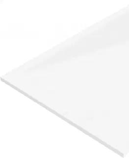 Vane MEXEN/S - Stone+ obdĺžniková sprchová vanička 140 x 100, biela, mriežka biela 44101014-W