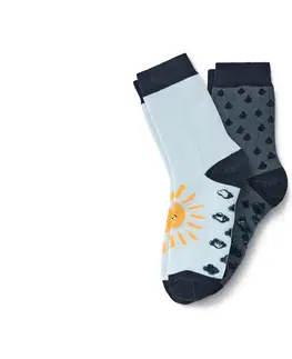 Socks Detské protišmykové ponožky, 2 páry, modré