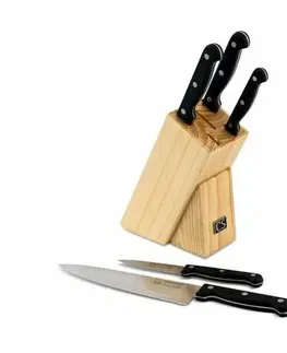 Kuchynské nože CS Solingen STAR Sada nožov v bloku 6 ks