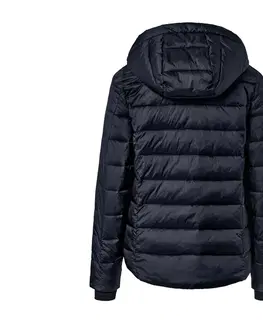 Coats & Jackets Prešívaná bunda s kapucňou, tmavomodrá