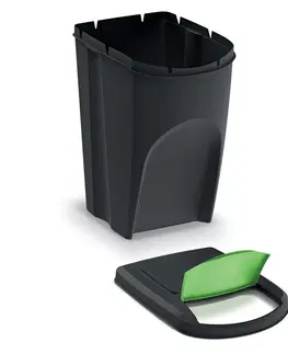 Odpadkové koše NABBI IKWB35S4 odpadkový kôš na triedený odpad (4 ks) 35 l čierna / kombinácia farieb