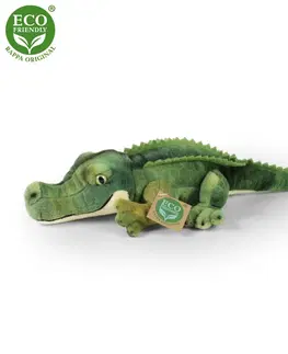Plyšové hračky RAPPA - Plyšový krokodíl 34 cm ECO-FRIENDLY