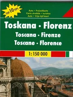Do auta Toskánsko - Florencia mapa 1:150 000