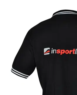 Pánske tričká Športové tričko inSPORTline Polo čierna - XXL