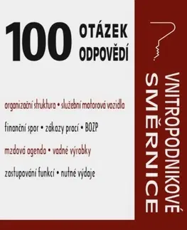 Pracovné právo 100 otázok a odpovedí - Vnútropodnikové smernice - Kolektív autorov