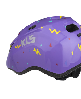 Helmy a prilby na in-line Detská cyklo prilba Kellys Zigzag Purple - XS (45-49)