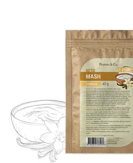Ketodiéta Protein & Co. Keto mash - proteínová diétna kaša 1 porcia – 40 g PRÍCHUŤ: Vanilka