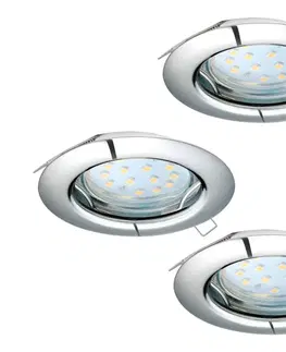 LED osvetlenie Eglo Eglo 94236 - SADA 3x LED Podhľadové svietidlo PENETO 3xGU10-LED/3W/230V 